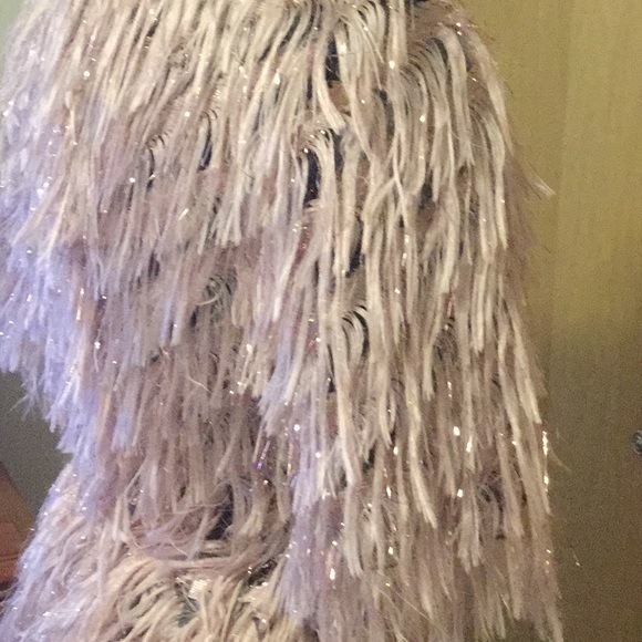 DOLCE & GABBANA Fringed fil coupé organza  dress - Picture 7 of 8